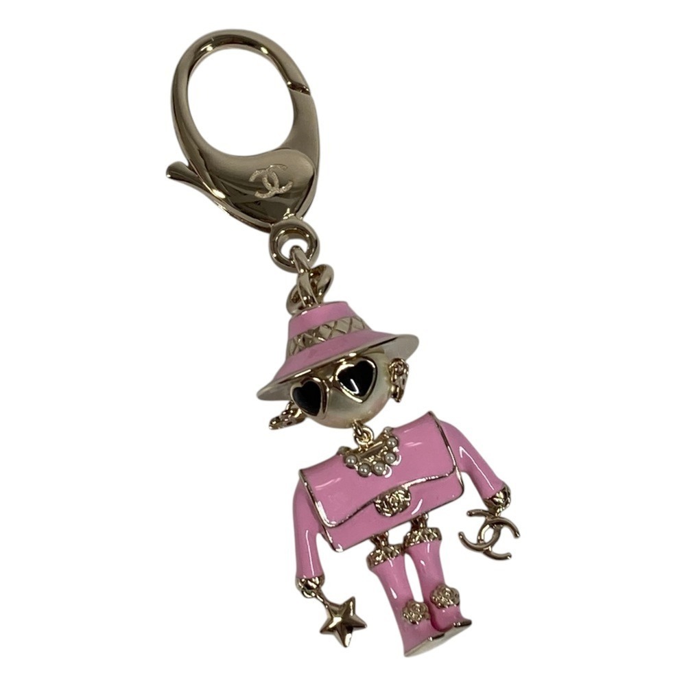 CHANEL B25B Gabrielle Chanel Doll CC Coco Mark Logo Faux Pearl Heart Star Acc... - Picture 1 of 12